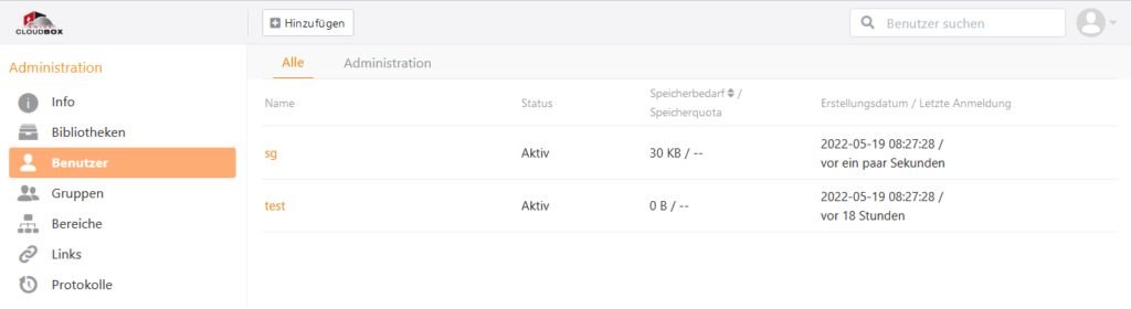 swisscloudbox-benutzerverwaltung